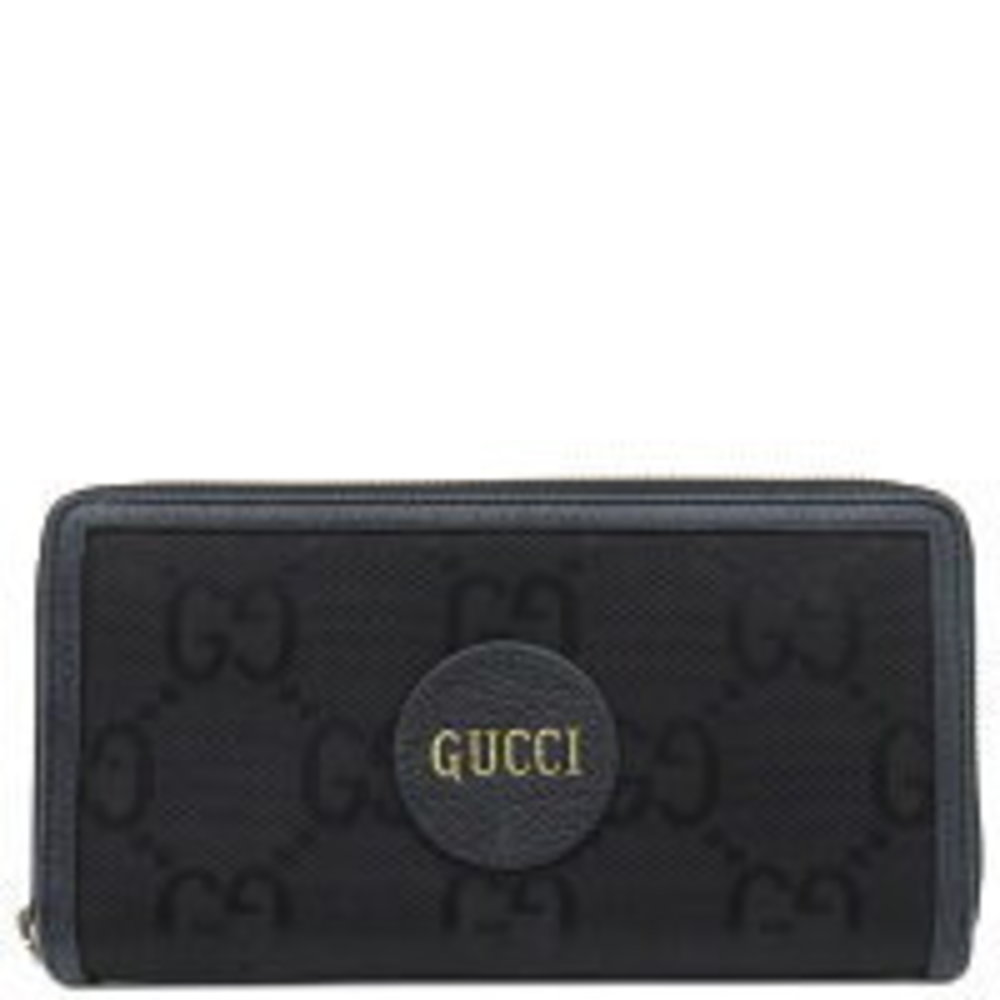 Gucci Off Grid Zip Wallet Black Nylon Zipper